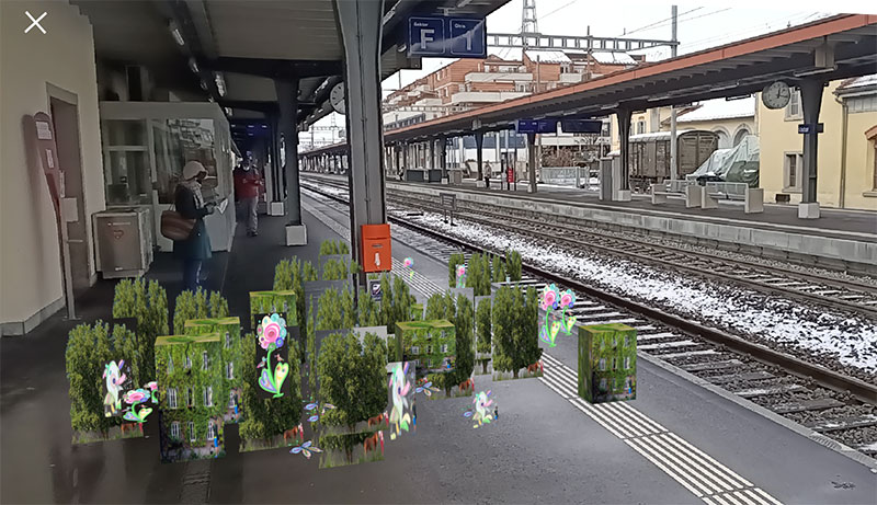 Let it grow 2021! The green train station