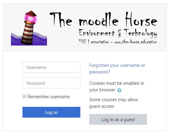 The Horse concept with Moodle