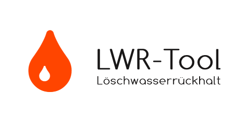 PWA, Tool for fire water detention basin volume calculations; App für Löschwasser Rückhaltebeckenvolumen-Berechnungen